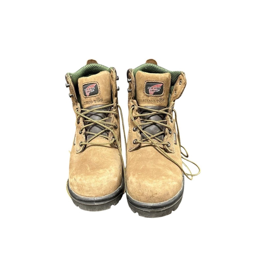 Red Wing Shoes Mens 2240 Work Boot 9D Brown King Toe Safety Waterproof Lace Up